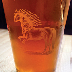 Ponysaurus - Beer Glass
