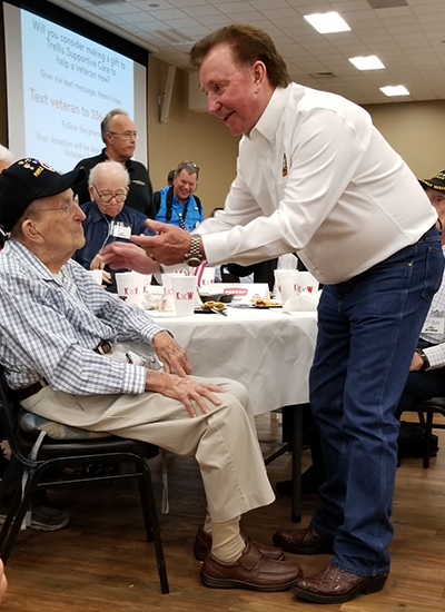 D Day Event - Richard-Childress and Phil Hewitt - WWII Veteran