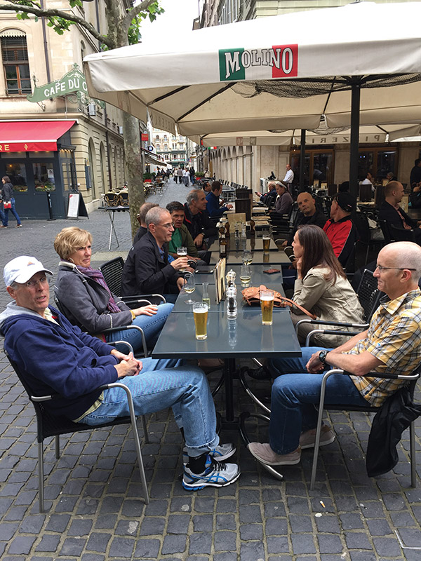 Cycling - Ross Mason - Group in French Alps