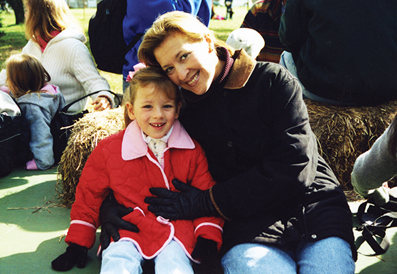 Taylor Graustein and her mother