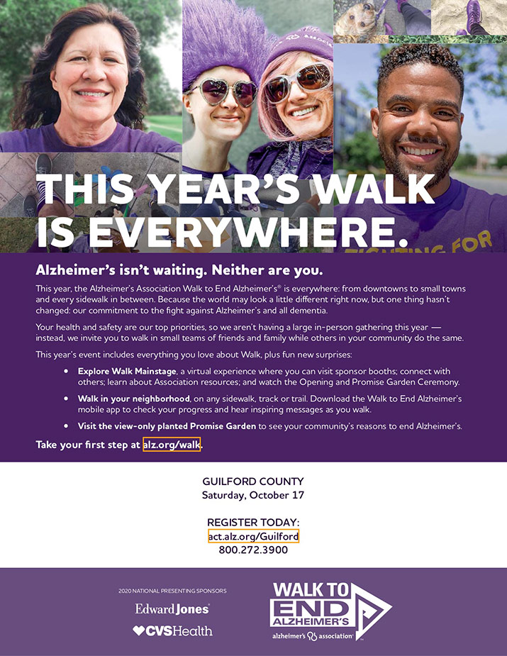 Walk to End Alzheimer's - Flyer