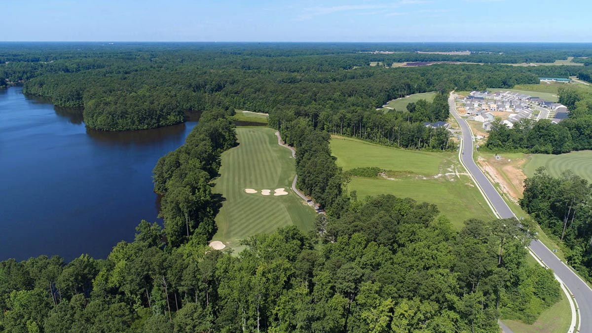 Belmont Lake Preserve - Aerial View