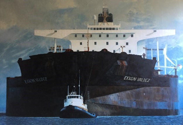 GreenHill Center for North Carolina Art - H2O Exhibit - Jim Barnhill - Exxon Valdez GreenHill Center for North Carolina Art - H2O Exhibit - Jim Barnhill - Exxon Valdez