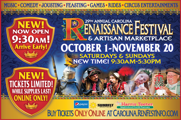 Carolina Renaissance Festival - Spotlight Banner