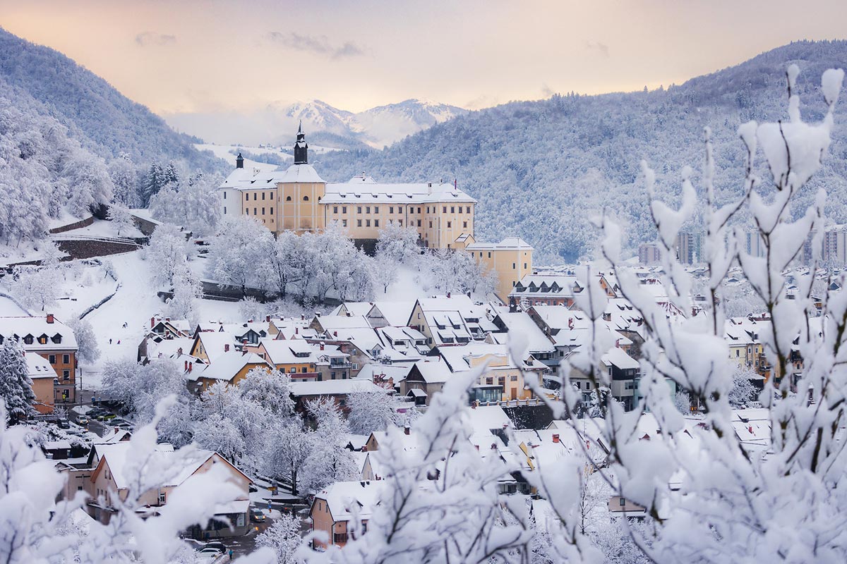 Both Worlds Travel - Slovenia - Snow-Covered Mtn